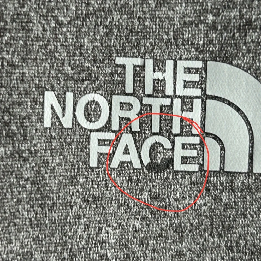 The North Face Mens Fleece Quarter Zip‎ Pullover Gray M M Athletic